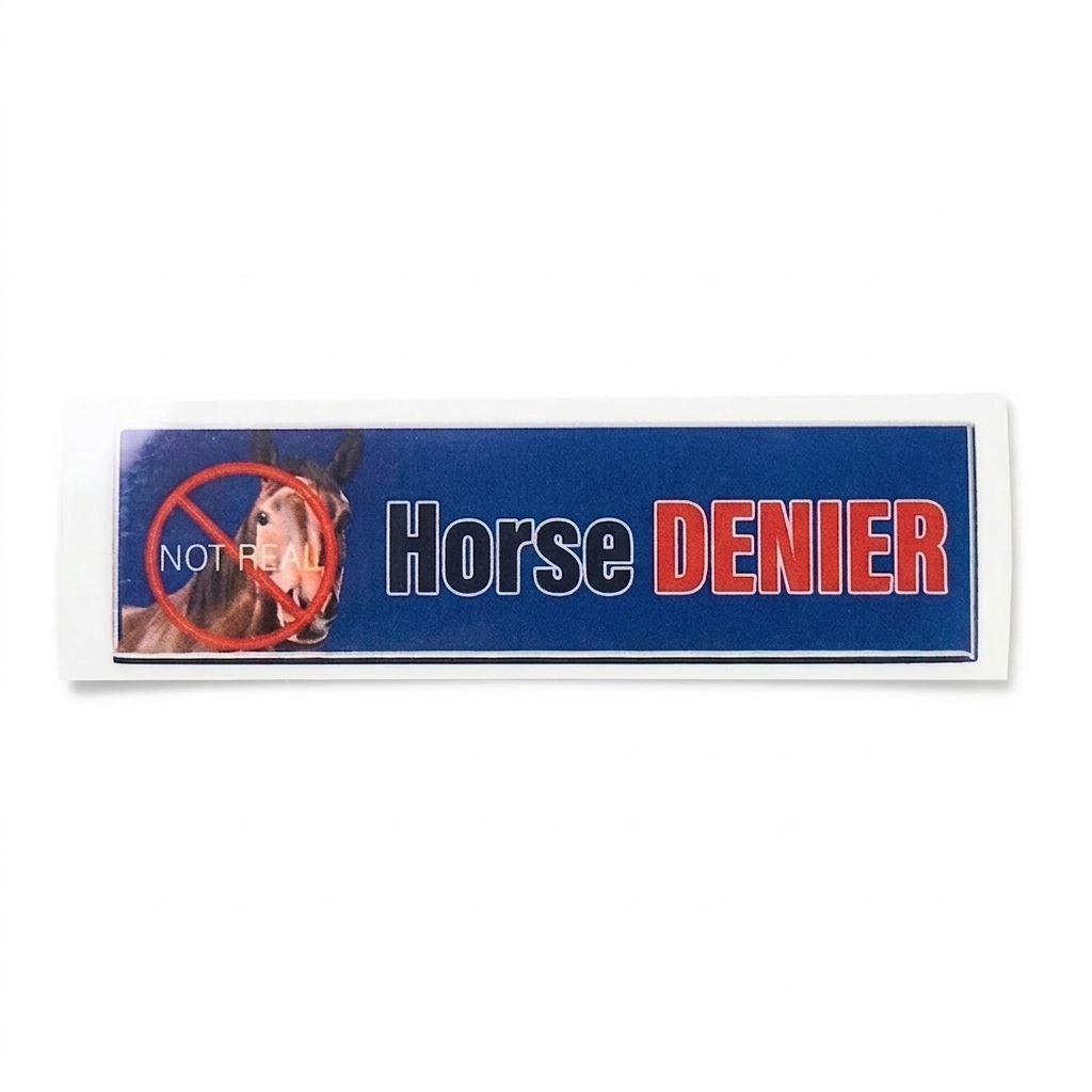 Horse Denier | Vinyl Sticker