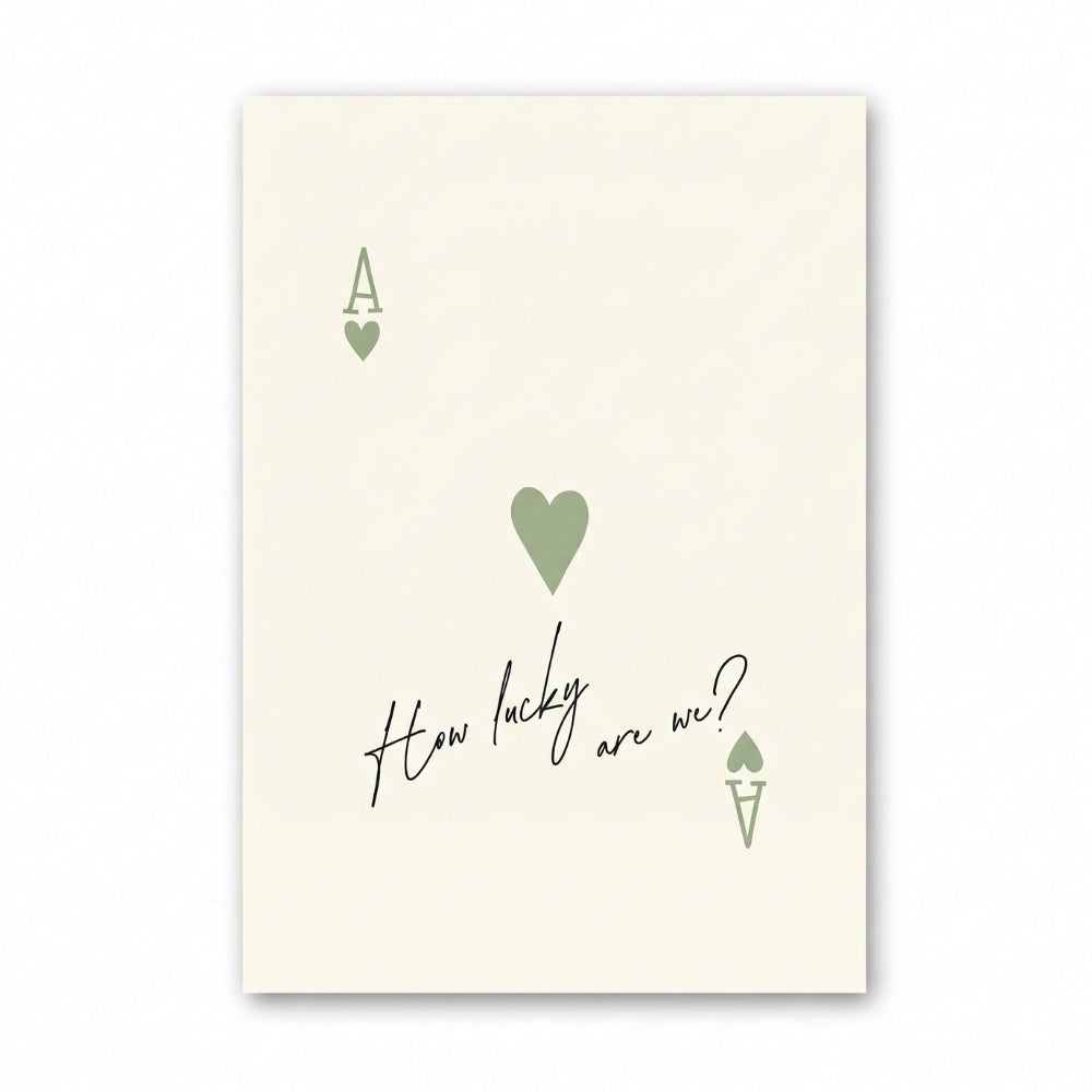 How Lucky Are We? | Canvas Art Print