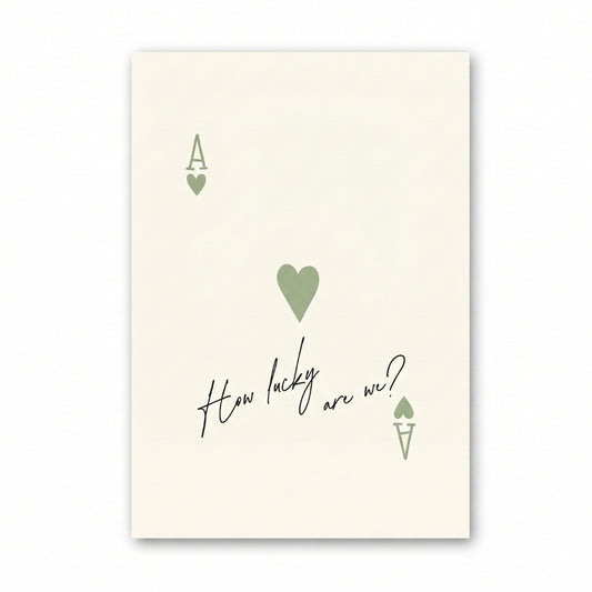 How Lucky Are We? | Canvas Art Print