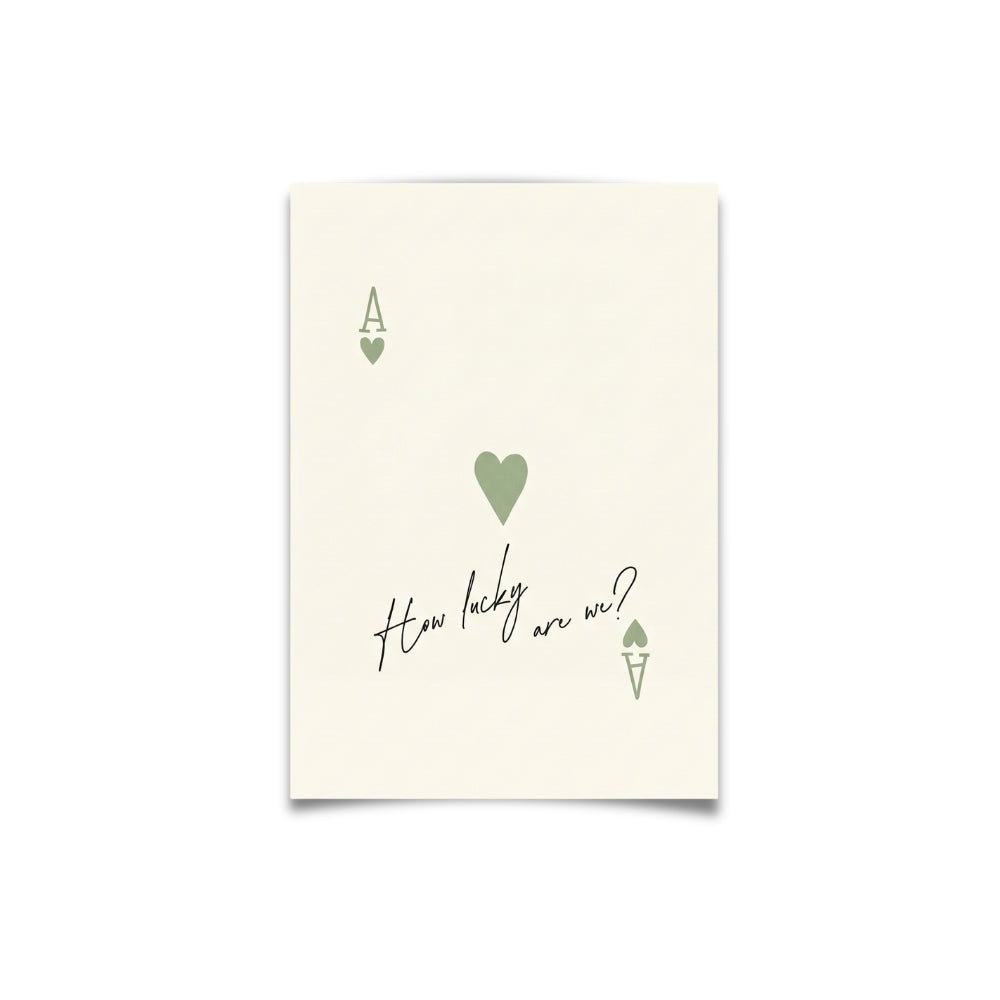 How Lucky Are We? | Canvas Art Print