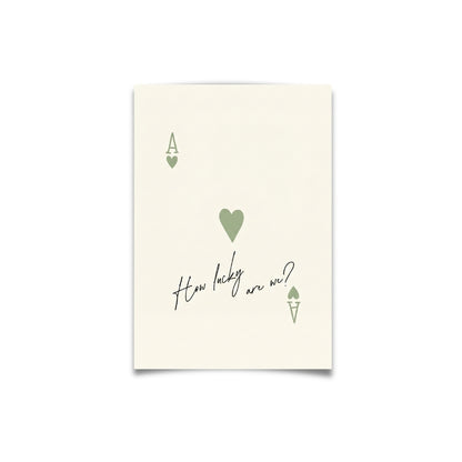 How Lucky Are We? | Canvas Art Print