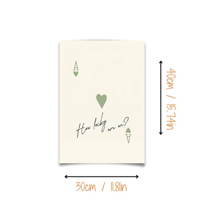 How Lucky Are We? | Canvas Art Print