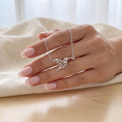 Hummingbird Stencil | Bracelet