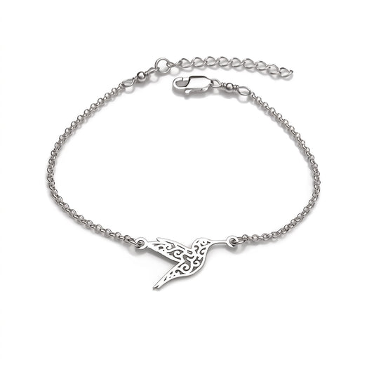 Hummingbird Stencil | Bracelet