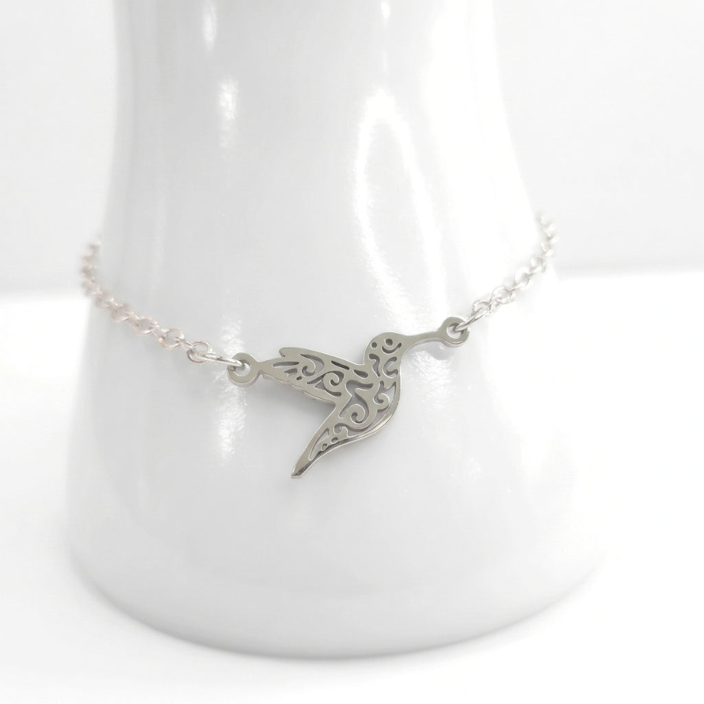 Hummingbird Stencil | Bracelet