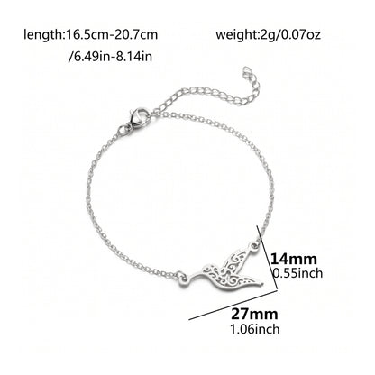 Hummingbird Stencil | Bracelet