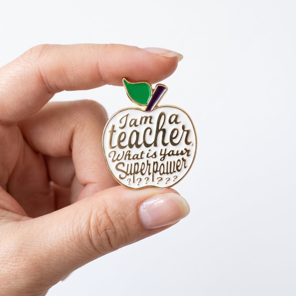 I Am a Teacher What's Your Superpower? | Collectible Pin