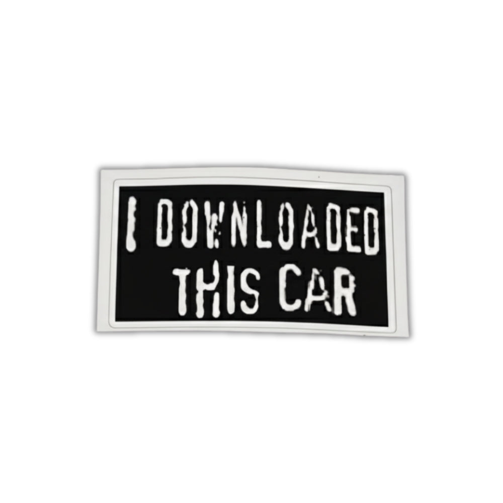 I Downloaded This Car | Vinyl Sticker