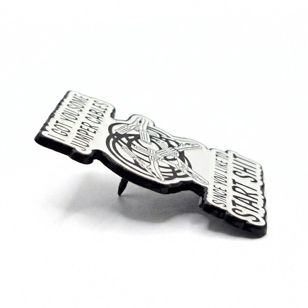 Je t'ai apporté des câbles de démarrage | Pin's de collection