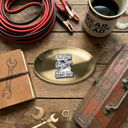 Je t'ai apporté des câbles de démarrage | Pin's de collection