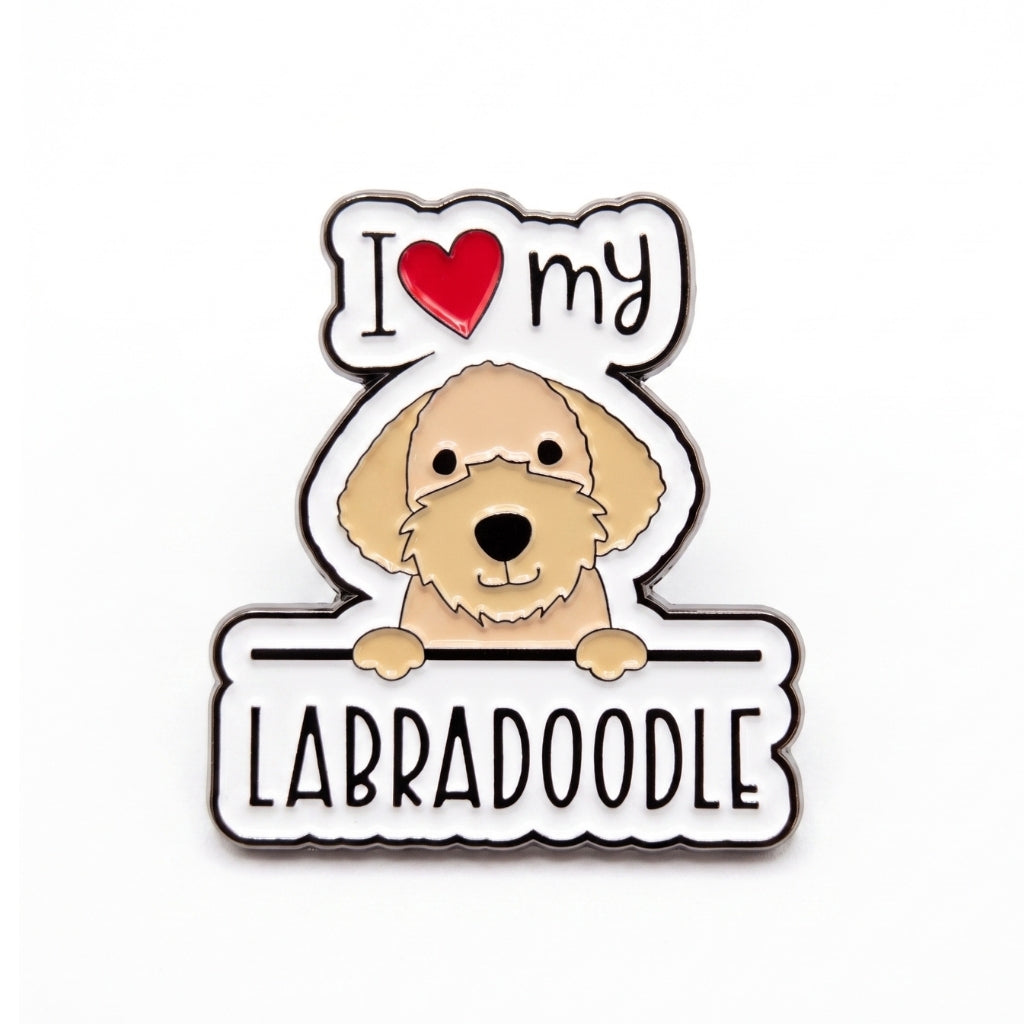 I Love My Labradoodle | Collectible Pin