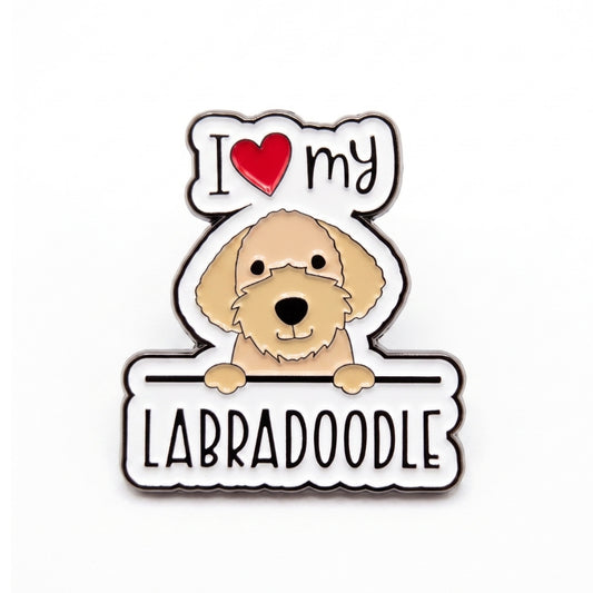 I Love My Labradoodle | Collectible Pin