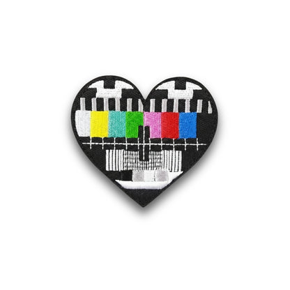 I Love TV Test Patterns | Embroidered Patch