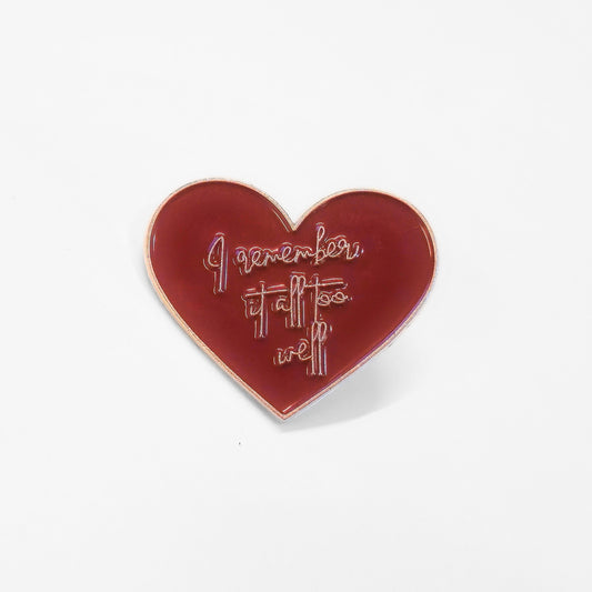 I Remember It All Too Well | Collectible Pin