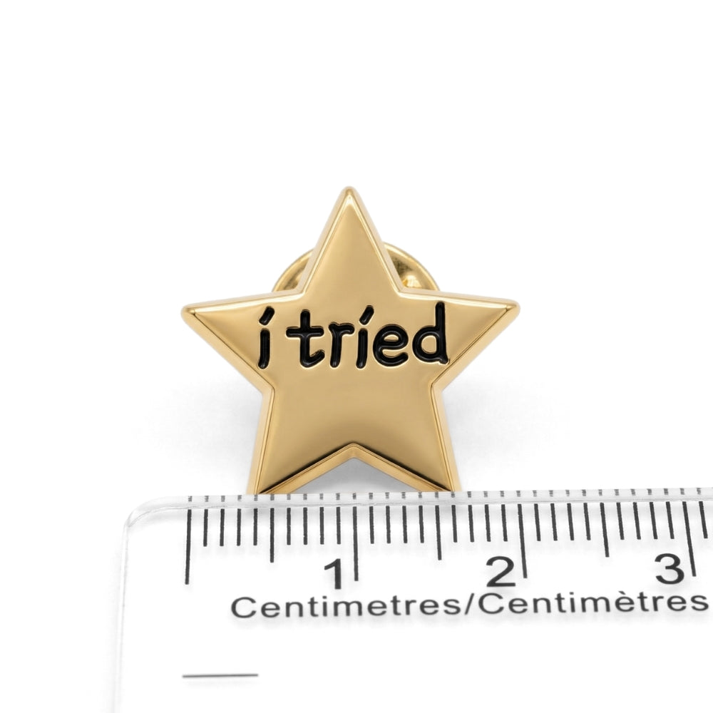 I Tried (Gold Star) | Collectible Pin