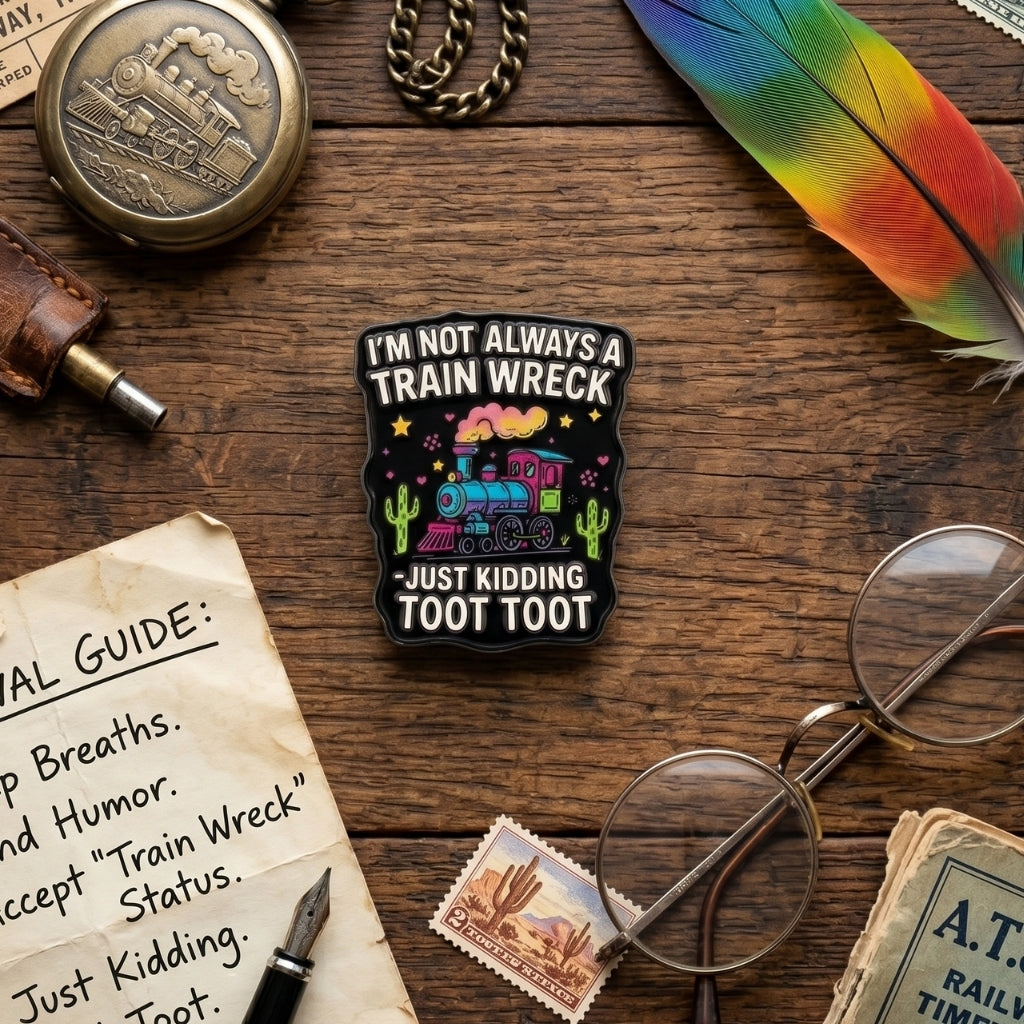 I'm Not Always a Train Wreck | Collectible Pin