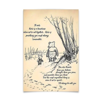 If Ever There Is a Tomorrow When We're Not Together... | Canvas Art Print