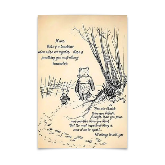 If Ever There Is a Tomorrow When We're Not Together... | Canvas Art Print