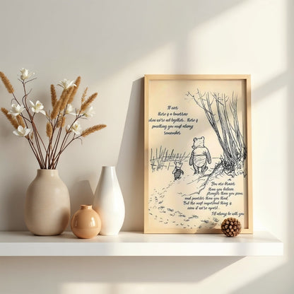 If Ever There Is a Tomorrow When We're Not Together... | Canvas Art Print