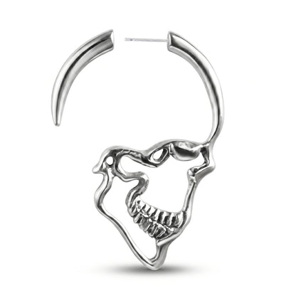 Boucles d'oreilles Tête de mort à pointes