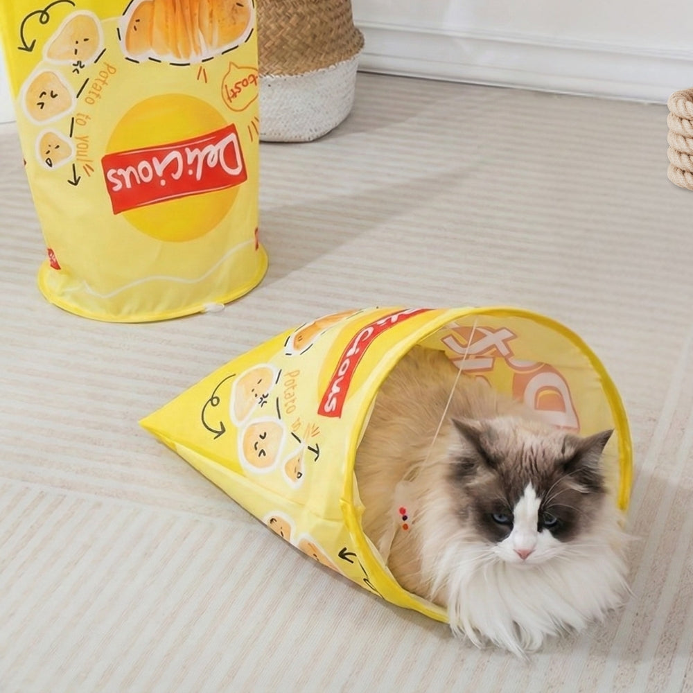 Interactive Crinkle Potato Chip Bag | Cat Toy