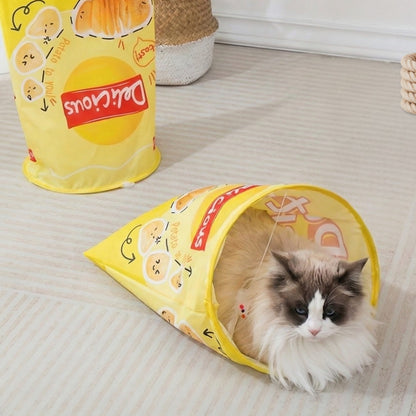 Interactive Crinkle Potato Chip Bag | Cat Toy