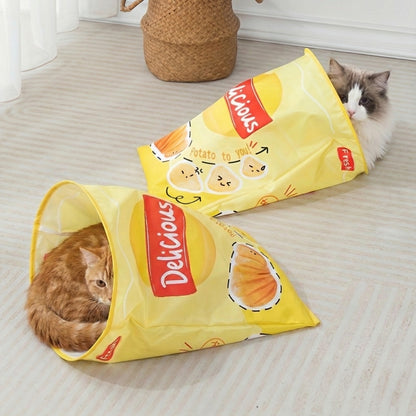 Interactive Crinkle Potato Chip Bag | Cat Toy