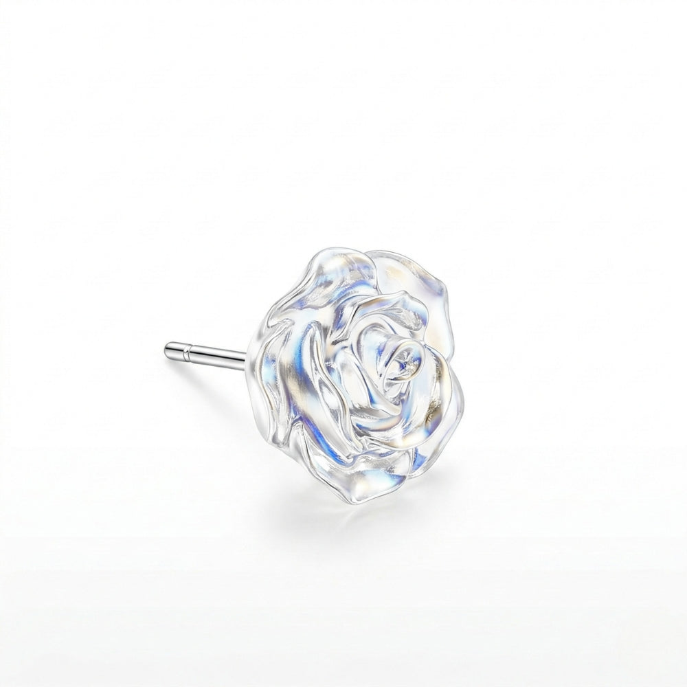 Iridescent Rose Studs | Earrings