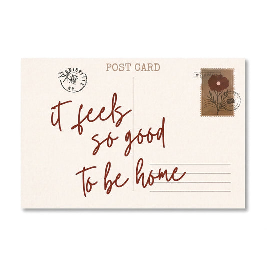 It Feels So Good to Be Home | Canvas Art Print