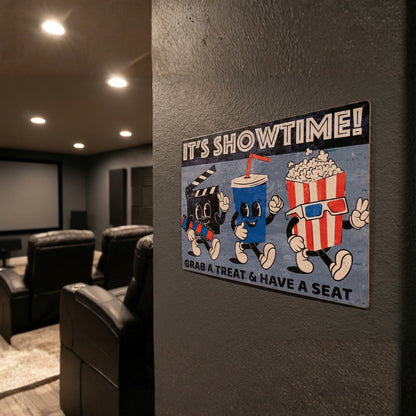 Affiche de cinéma classique Showtime | Impression sur toile