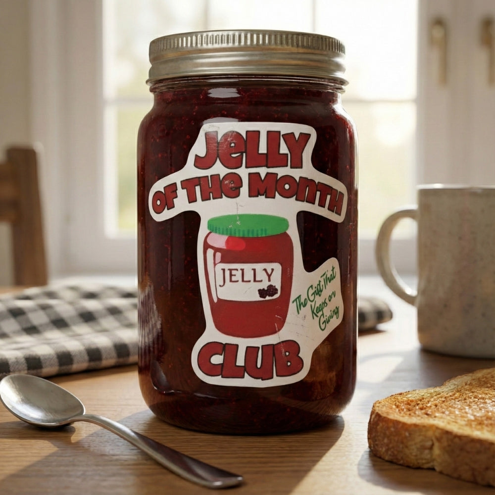 Jelly of the Month Club | Vinyl Sticker