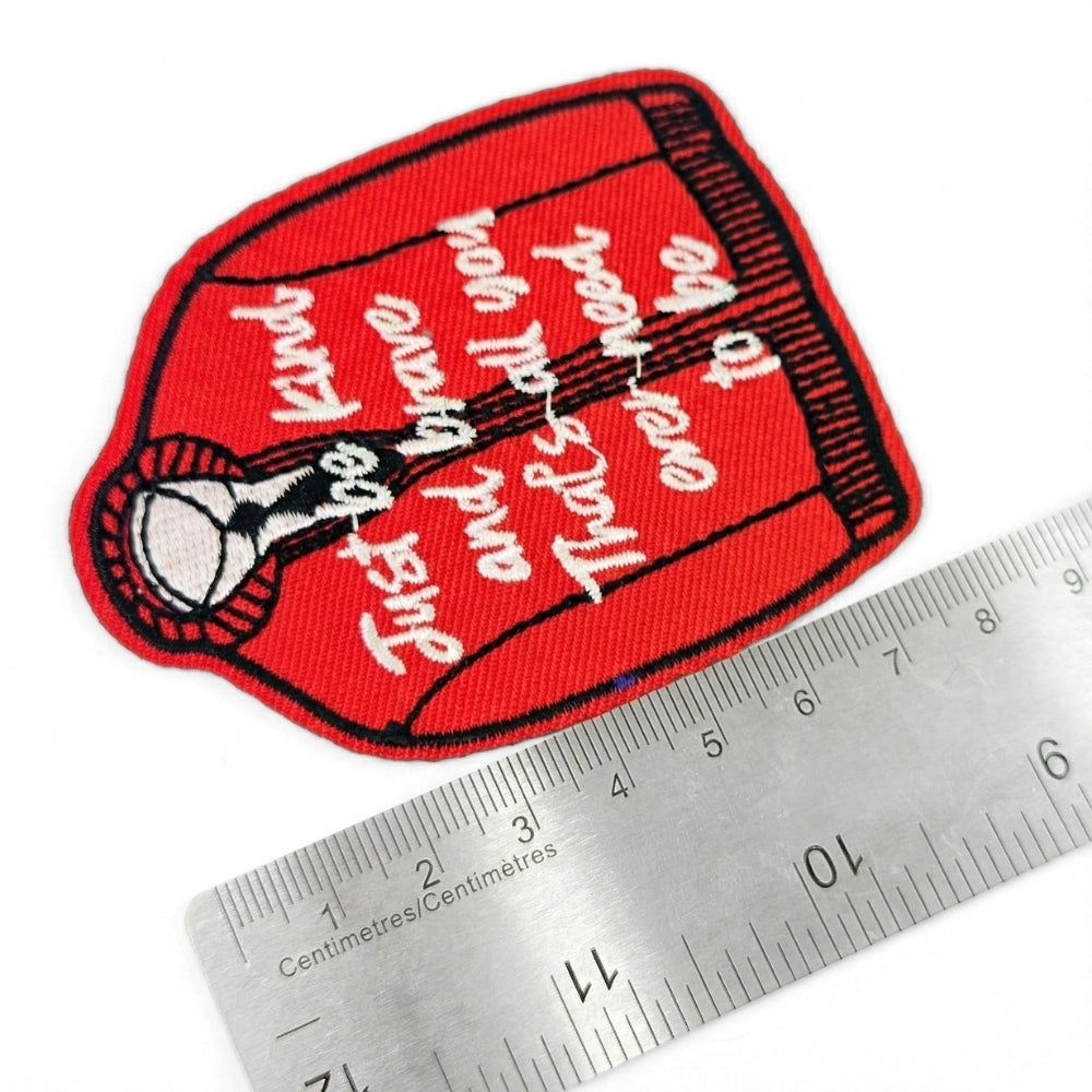 Just Be Kind and Brave | Embroidered Patch