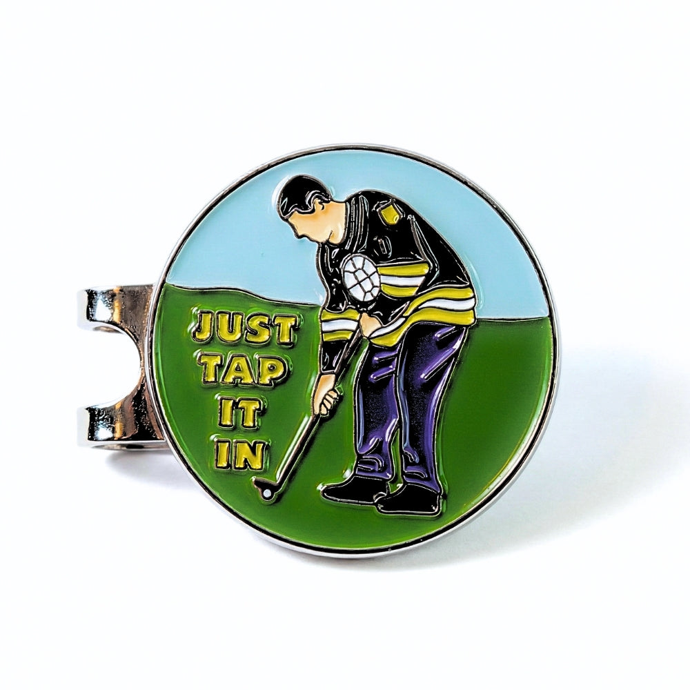 Just Tap It In | Golf Ball Marker & Clip