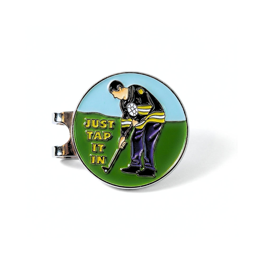 Just Tap It In | Golf Ball Marker & Clip