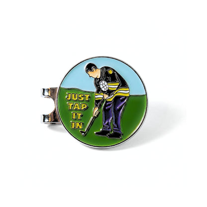 Just Tap It In | Golf Ball Marker & Clip