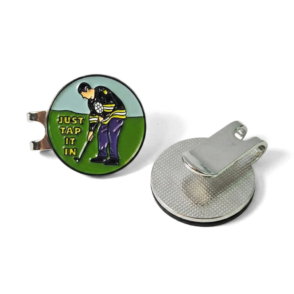 Just Tap It In | Golf Ball Marker & Clip