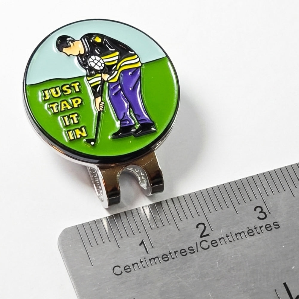 Just Tap It In | Golf Ball Marker & Clip