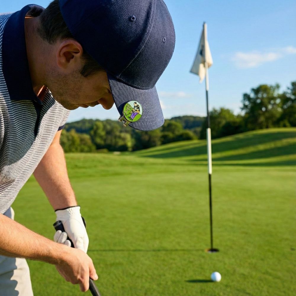 Just Tap It In | Golf Ball Marker & Clip