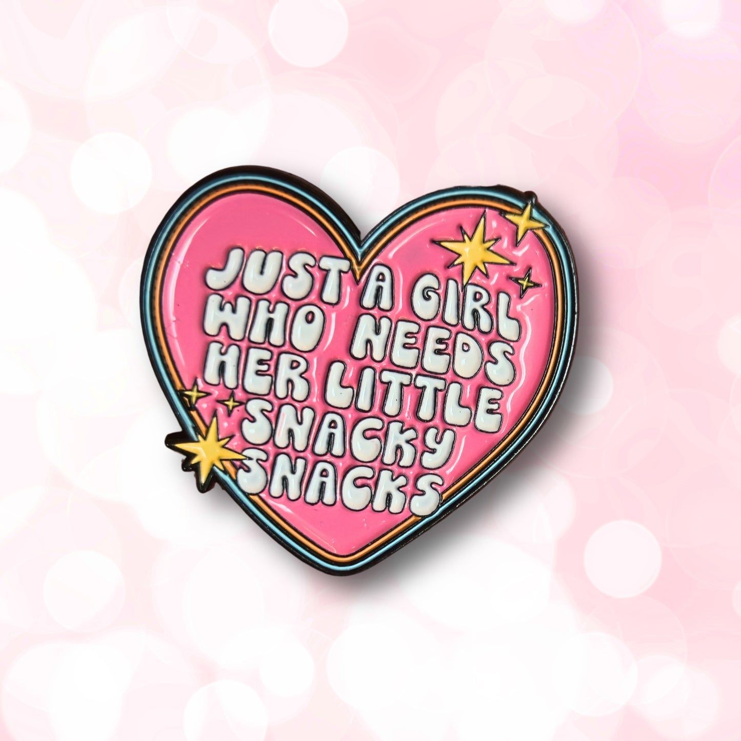 Just a Girl Who Needs Her Little Snacky Snacks | Collectible Pin
