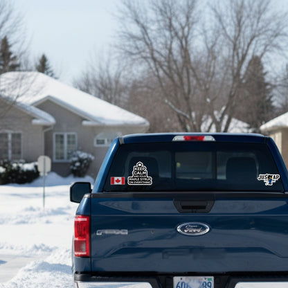 Keep Calm and Pour Maple Syrup On Everything | Vinyl Sticker