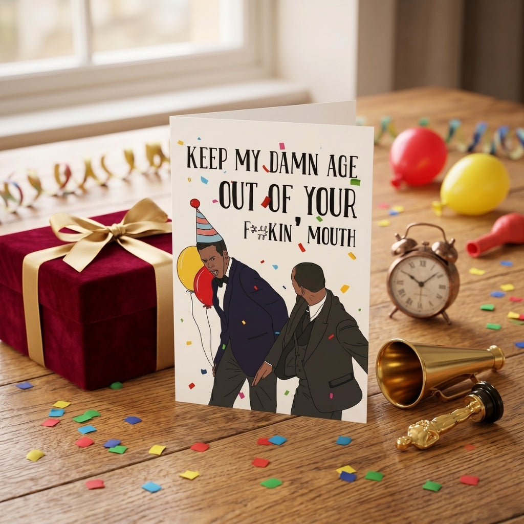 Keep My Damn Age Out of Your Mouth | Greeting Card