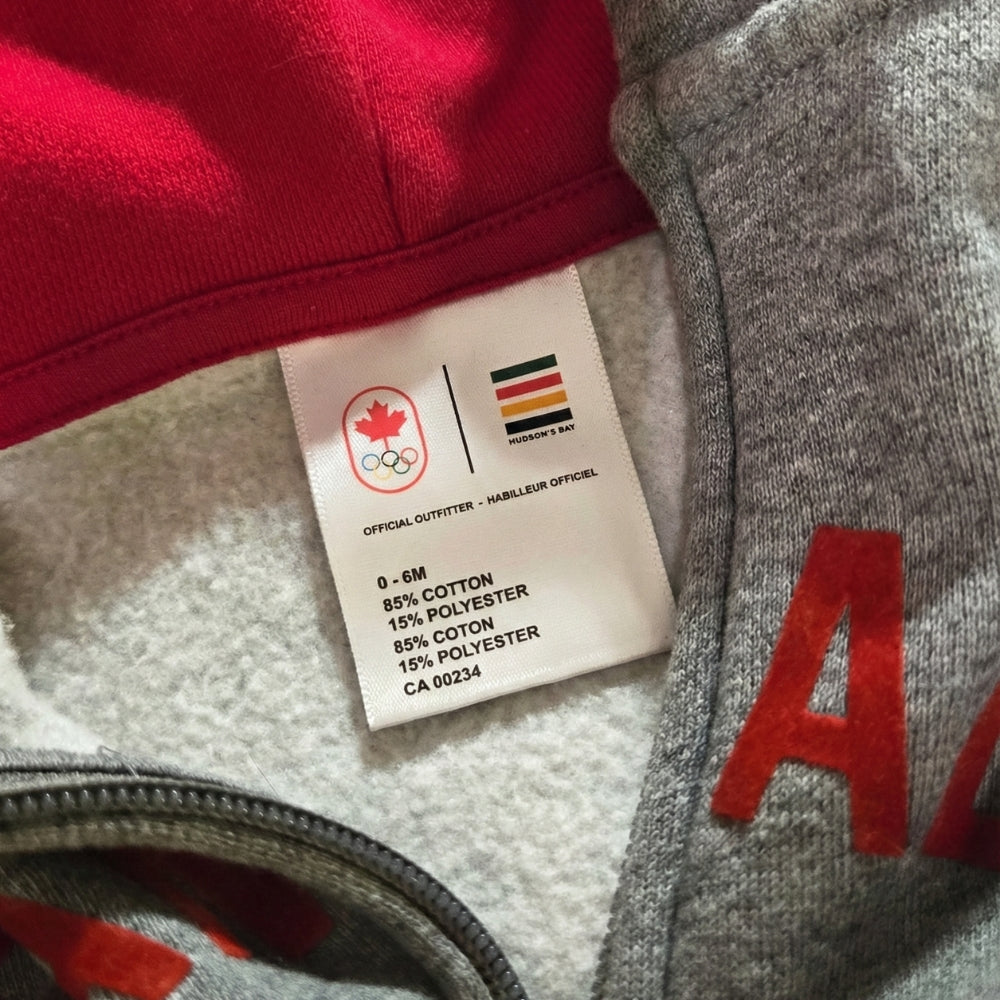 Baby 0-6m Team Canada Rio 2016 Olympic Zip Hoodie | Hudson's Bay