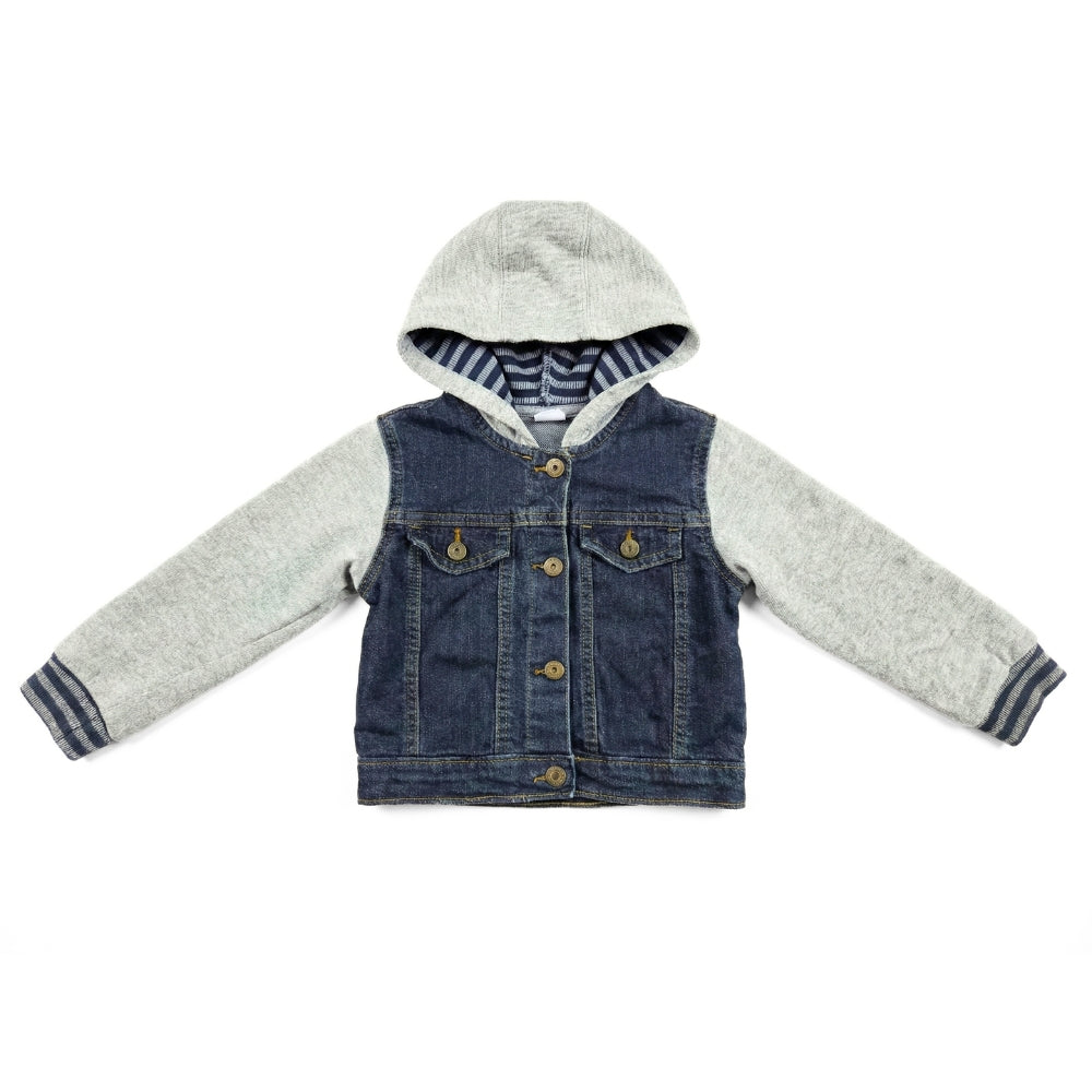 Kids 2T Hooded Denim Jacket | Wrangler