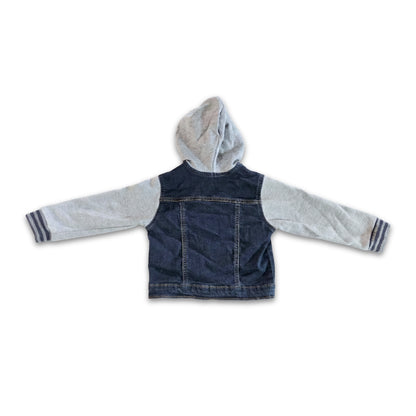 Kids 2T Hooded Denim Jacket | Wrangler