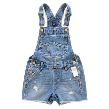Kids 6-7Y [S] Denim Overall Shorts (Shortalls) | GAP