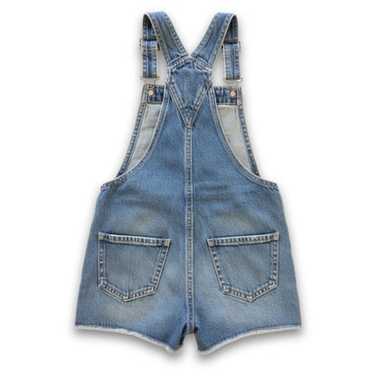 Kids 6-7Y [S] Denim Overall Shorts (Shortalls) | GAP