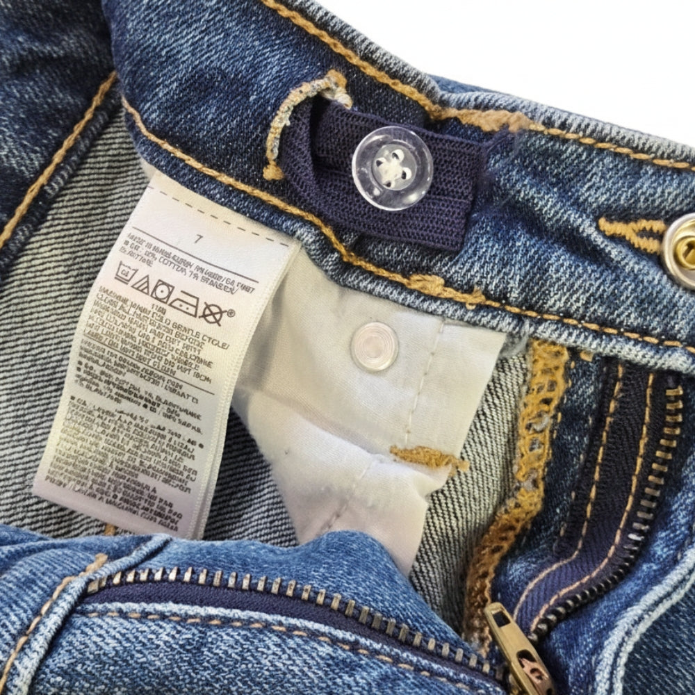 Kids 7Y High-Rise O.G. Straight Jeans | Old Navy