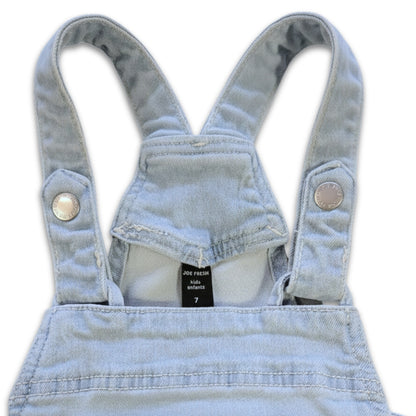 Kids 7Y Light Wash Denim Overalls | Joe Fresh
