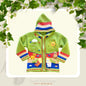 Kids Hand-Knit Alpaca Wool Sweater (Green)