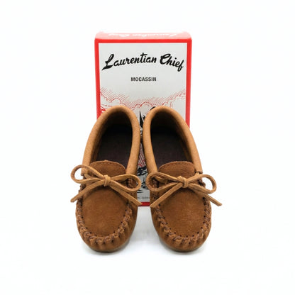 Kids [6] Genuine Moose Hide Moccasins | Laurentian Chief